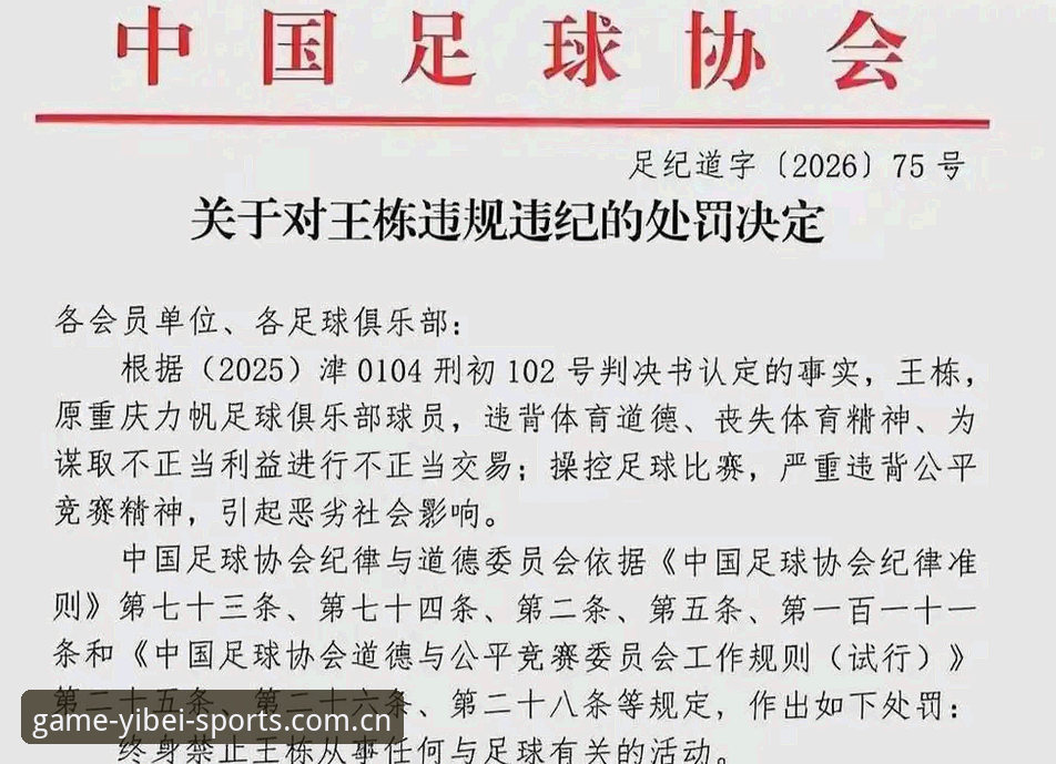 中国足协第三批禁足名单深度解析：从行业乱象到体育精神的重塑指南